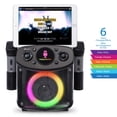 thumbnail image 2 of Karaoke Machine Mini Sparkle Black, 2 of 12