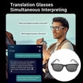 thumbnail image 3 of Lunettes de soleil intelligentes, Réponse rapide des Lunettes Bluetooth avec traduction IA Réponse à la VOIE, 3 of 7