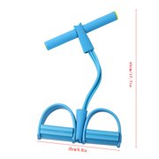 Estbridge 21 Fitness Resistance Bands-4 Tube Pedal Ankle Puller-2023 New Sit Up Leg Stretch Rope Exercise Bands With Handles Stretching Workout Fitness Bands For Arm W Pink