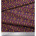 thumbnail image 2 of Soimoi Polyester Crepe Fabric Coke & Burger Food Print Fabric by Yard 42 Inch Wide, 2 of 3