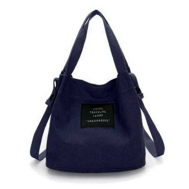 Lady Cute Canvas Handbag Shoulder Messenger Crossbody Bag