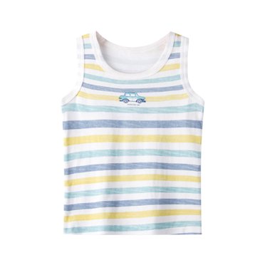 2025 Children's Summer Boys Thin Long Sleeve Pack Sleeveless Outdoor Wear Shirt BoyTop Vest Print Spring Boys Tops 10/12 and Autumn Basic