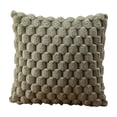 thumbnail image 2 of Yhmxh Pillow Covers Throw Pillow Covers Pillow Protector Weaving Snowflake Velvet Solid Color Pillow Office Sofa Lumbar Support Pillow Bedside Support Pillowcase Cushion Cushion Cover, 2 of 7