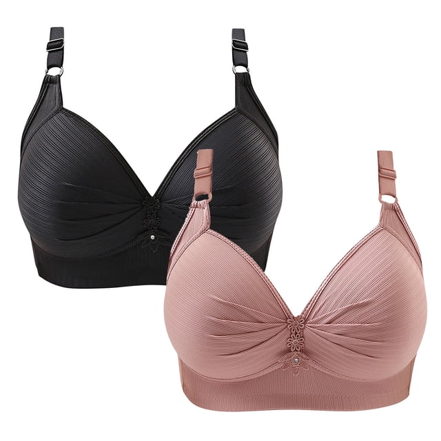 Women's Bra Full-Coverage Bra Feature V-Neck Push-up Bra Style W-1751 Pinks 38