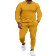 thumbnail image 1 of Mens Long Sleeve Outfits Stand Collar Sweatshirt Top and Sweatpants Tracksuit Set, 1 of 9