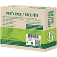thumbnail image 4 of Go4Green Ensemble de Fête avec Assiettes en Papier Jetables, Gobelets, Serviettes, Nappe et Ensemble de Couverts Compostables pour 25 Personnes, 176 Pcs, 4 of 5