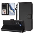 thumbnail image 3 of GANGXUN Wallet Case for Samsung Galaxy M56 – Magnetic Closure, RFID Blocking, Wrist Strap, Wireless Charging Compatible, 3 of 6