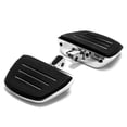 thumbnail image 4 of Krator Chrome Mini Board Floorboards Footpegs Compatible with Yamaha YZF-R1 / 1000R 2000-2016 (Front Only), 4 of 5