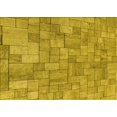 thumbnail image 1 of Ahgly Company Machine Washable Indoor Rectangle Transitional Dark Golden Rod Brown Area Rugs, 5' x 7', 1 of 7