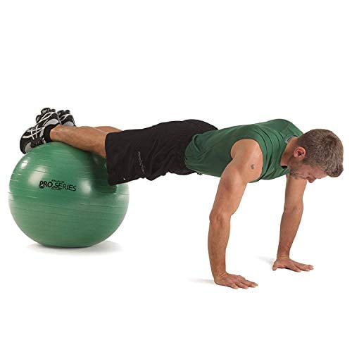 Balle d'Exercice Pro-Series à Dégonflage Lent Verte 65 cm.