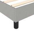 thumbnail image 5 of vidaXL Bed Frame Light Grey 137x190 cm Full Fabric, 5 of 5