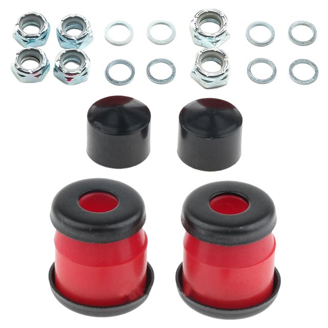 Almencla Skateboard Truck Bushings Skateboard Cup Shock Absorb red