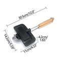 thumbnail image 3 of Clearance! Double-sided Sandwich Baking Pan Breakfast Pan Removable Sandwich Clamp Lightweight Portable Sandwich Frying Pan Kitchen Gadgets Deal of Day Today Deal #74, 3 of 7