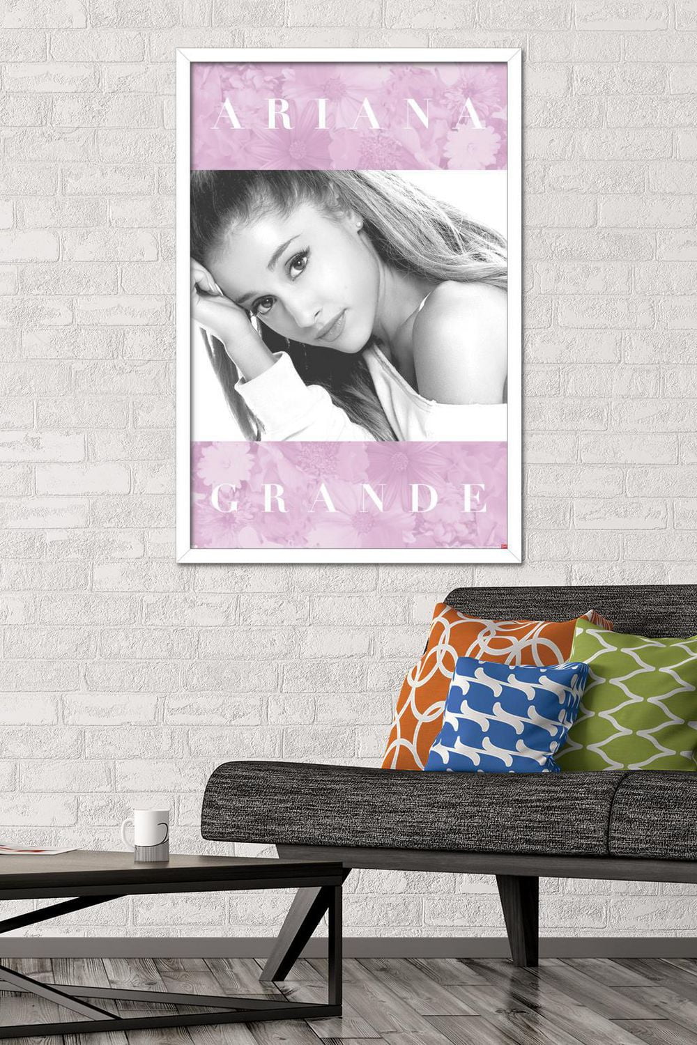Ariana Grande - Floral Wall Poster