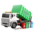 thumbnail image 1 of Engineering Model Child Kid Toys New Lights Press Water Spray With Sounds Large Cleaning Garbage Sanitation Truck, 1 of 13