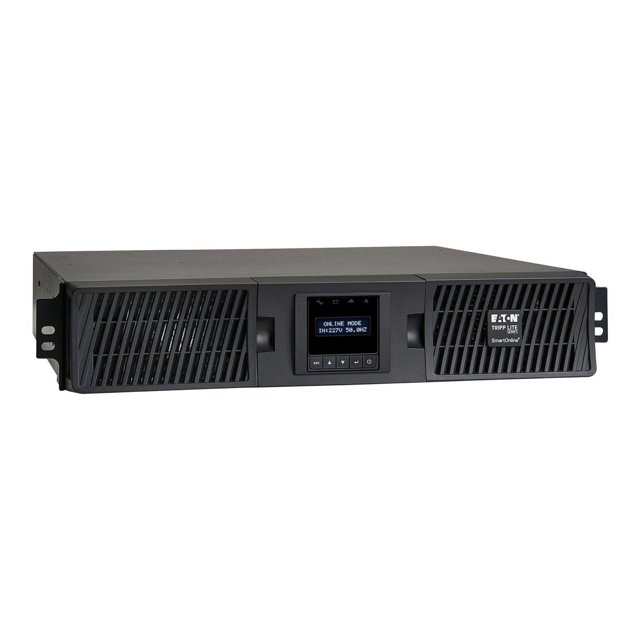 Eaton Tripp Lite Series SmartOnline 2200VA 2000W 208/230V Double Conversion UPS - 10 Prises, Fonctionnement Étendu, Option Carte Réseau, LCD, USB, DB9, 2U Rack/Tower Battery Backup - UPS (Montable en Rack) - 10.94 A - AC 200/208/220/240 V - 2000 Watts - 2200 VA - 1-Phase - RS-232, USB - Sortie - Connecteurs : 9 - Connecteurs - 19 Pouces