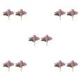 thumbnail image 1 of Youkk 2pcs Easy To Clean – Realistic Appearance – Artificial Flowers For Wedding purple 5Set, 1 of 6