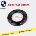 thumbnail image 4 of JDM OMP sports steering wheel horn button + silver aluminum ring -, 4 of 4