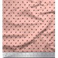 thumbnail image 1 of Soimoi Modal Satin Fabric Swallow Bird Small Print Fabric by Yard 42 Inch Wide, 1 of 3