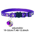 thumbnail image 3 of Breakaway Cat Collar,Cat Collars with Bell Moons Stars,Adjustable Cute Kitty Collars Safety Buckle Kitten Collar,Soft Polyester for Small Cats & Dogs,Cute Printed Collar with Charm Pendant, 3 of 4