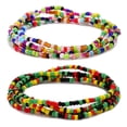 thumbnail image 1 of 2PCS Women Waist Bead Chain Fashion Bead Body Chain Belly Chain for Beach, 1 of 10