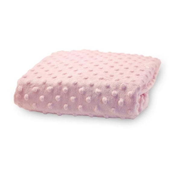 Rumble Tuff CV-CT-200-PK Housse Standard pour Matelas à Langer en Minky à Pois - Rose