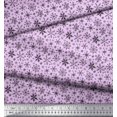thumbnail image 2 of Soimoi Rayon Fabric Snowflake Artistic Decor Fabric Printed Yard 42 Inch Wide, 2 of 3