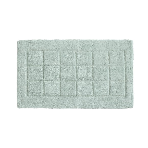 Martha Stewart Everyday 100% Cotton Tufted Reversible Bath Rug Pale Jade, 20" x 34"
