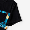 thumbnail image 4 of PatPat Family Matching Floral Panel T-shirt and Floral Ruched Drawstring Side Strap Dress Sets, 4 of 6