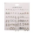 thumbnail image 1 of CHOK 30 Paires Boucles d'Oreilles Modernes Chic Boucles d'Oreilles en Strass Touche Élégante Mode Intemporelle Aretes de Mujer Style7, 1 of 5