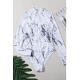 thumbnail image 2 of Charmo Maillot Dermoprotecteur une Pièce pour Femme à Fermeture Éclair devant, Chandail de Surf, Protection Solaire, 2 of 6