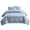 bleu, variante sur Meitianfacai Housse de Lit Matelassée en Coton Lavé Double Face Ensemble 3 Pcs Couleur Unie Taie d'Oreiller 20x26 Po, Beige