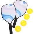 thumbnail image 1 of OULII 1 Ensemble de Balles de Tennis à Palette Raquettes de Pickleball ABS Coordination Oeil-Main, 1 of 8
