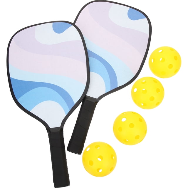 OULII 1 Ensemble de Balles de Tennis à Palette Raquettes de Pickleball ABS Coordination Oeil-Main