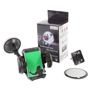 HONITANO Black Car Interior Phone Stand Suction Cup Mount for Hands Free Phone Navigation