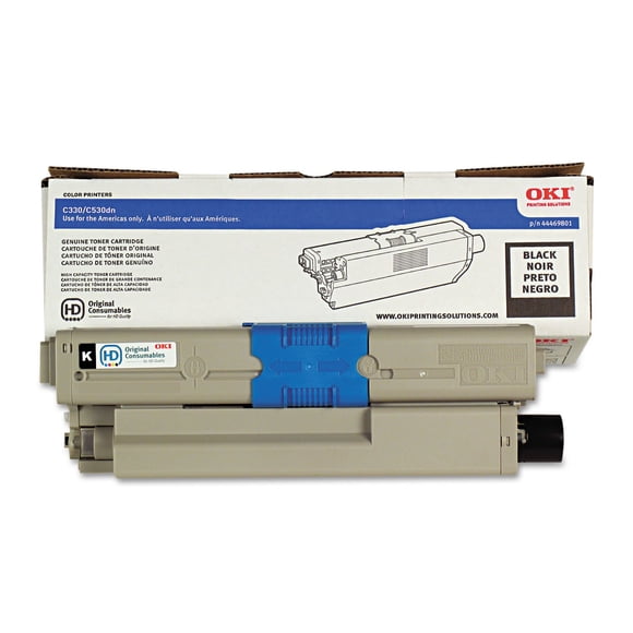 Okidata Brand C330dn - 1-Standard Yield Black Toner (Office Supply / Toner)