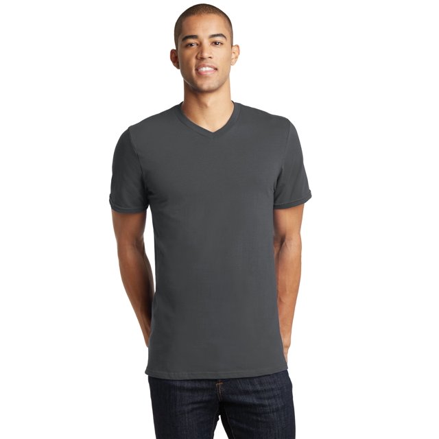 District T-Shirt de Concert pour Jeunes Hommes Col en V DT5500