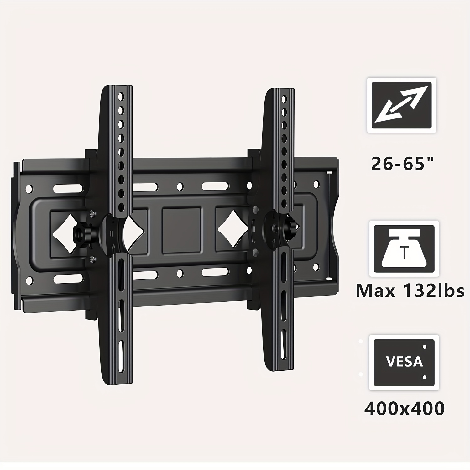 Tilting TV Wall Mount Most 32-65in LED LCD OLED Plasma 4K Flat Panel Curved