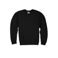 thumbnail image 1 of Jerzees Youth Fleece Crew Sweatshirt, Black, Small, 1 of 2