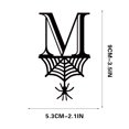 thumbnail image 1 of Spider Halloween Decoration Hang Tag Set with 26 Iron Letters 5.3 cm x 9 cm, Black Rope Included, 1 of 4