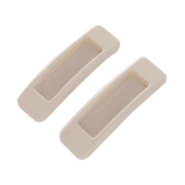 fastboy New 2Pcs Cabinet Window Drawer Handle Self Adhesive Sliding Door Pull Handle khaki 1Set