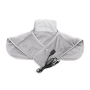 Hearth & Gear Neck And Shoulder Heating Pad Fast Heating Portable Pad Adjustable USB Heating Pad Soft Gray Heating Pad For Home Travel Use Monkey Foot Weight Couch Bike Pedal Hand Heating Pads Travel