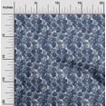 thumbnail image 2 of oneOone Viscose Chiffon Navy Blue Fabric Tropical Craft Projects Decor Fabric Printed By The Yard 42 Inch Wide, 2 of 5