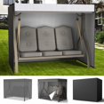 thumbnail image 4 of AMERTEER Housse pour Balançoire de Jardin, Housse Imperméable pour Balançoire de Terrasse Extérieure, Auvent de Jardin, Housse de Chaise Balançoire Imperméable, Housse Anti-Poussière, Housse Supérieure de Balançoire d'Extérieur, 4 of 11