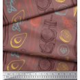 thumbnail image 2 of Soimoi polyester Crepe Fabric Vegetables,Jar & Cups Printed Fabric 1 Yard 42 Inch Wide, 2 of 3