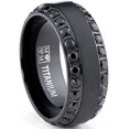 thumbnail image 5 of 1.75 Carats Men's Titanium Wedding Band Ring 8MM Rose-Goldtone, 5 of 5