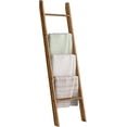 thumbnail image 1 of VASAGLE Blanket Ladder Decorative Farmhouse for The Living Room, 5-Tier Ladder Shelf, Ladder Rack for Storage and Decor, Honey Brown, 1 of 6