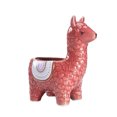 thumbnail image 1 of Wweixi 1/2/3 Animal Shape Pots Durable Materials For In Garden For Small Spaces Eco-friendly Alpaca red 1 Pc, 1 of 6