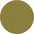 thumbnail image 1 of Ahgly Company Tapis de Zone Ronds d'Intérieur Lavables à la Machine, Style Transitionnel, Or Métallique, 7 Pieds Rond, 1 of 7
