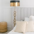 thumbnail image 1 of Antique Gold And Black Floor Lamp, 1 of 2
